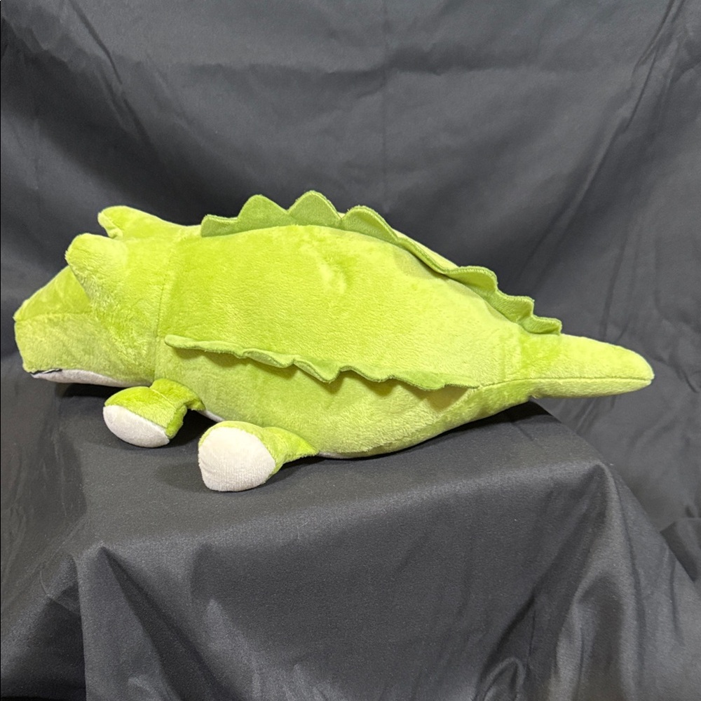 Vibrant Green Plush Alligator Toy - Picture 5 of 7